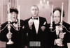 The Three Stoogies Black/White Postcard by Classico SF/Ludlow #136-548