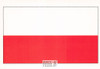 Poland Flag Postcard by Classico San Francisco #176-024