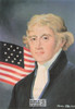 Thomas Jefferson President Painting Postcard Morris Katz by Classico #185-003