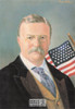Theodore Roosevelt President Painting Postcard Morris Katz by Classico #185-026