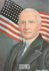 Warren Harding President Painting Postcard Morris Katz by Classico #185-029