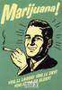 Marijuana RETRO Humorous Postcard by Classico San Francisco #246-036