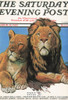 Wildlife on 1932 Saturday Evening Post Cover Postcard by Classico SF #255-002