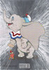 Dumbo Metallic Cartoon Postcard Walt Disney by Classico SF #406-884