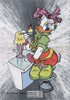 Daisy Duck Metallic Cartoon Postcard Walt Disney by Classico SF #406-911