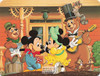 Country Bears with Mickey/Minnie Disneyland Postcard by Classico SF #511-010