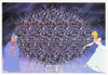 Cinderella Disney Magic Eye 3D Optical Illusion Postcard, Classico SF #513-020