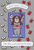 Well Balanced Woman Cathy Cartoon Postcard, Classico San Francisco #524-015
