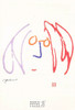 John Lennon Drawing Artwork Postcard, Classico San Francisco #525-011