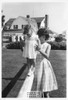 Jacqueline & Caroline Kennedy in 1961 Postcard, Classico San Francisco #548-018