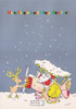 Merry Christmas, Sunny Silver Cartoon Postcard, Classico San Francisco #590-029