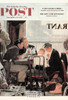 SAYING GRACE, Norman Rockwell Artwork Postcard, Sat Eve Post, #611-016