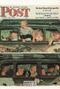 GOING AND COMING, Norman Rockwell Artwork Postcard, Sat Eve Post, #611-026