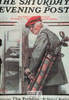 THE GOLFER, Norman Rockwell Artwork Postcard, Saturday Evening Post, #611-062