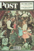 CURIOSITY SHOP, Norman Rockwell Artwork Postcard, Saturday Eve Post, #611-083