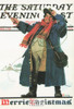 THE COACHMAN, Norman Rockwell Artwork Postcard, Saturday Eve Post, #611-103