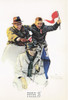LIFE WITH FATHER - CHEERING THE CHAMPS, Norman Rockwell Postcard, #611-136