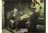 THE BOOK ROMANCE, Norman Rockwell Artwork Postcard, Classico SF #611-167