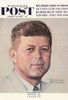 JOHN F. KENNEDY, Norman Rockwell Artwork Postcard, Sat Eve Post, #611-194