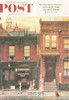 WALKING TO CHURCH, Norman Rockwell Artwork Postcard, Sat Eve Post, #611-197