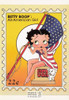 All American Girl Boop, Betty Boop Cartoon Postcard, Classico SF #661-043