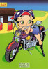 Biker Boop, Betty Boop Cartoon Postcard, Classico San Francisco #661-096