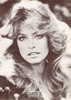 Farah Fawcett Black/White French Movie Postcard, Editions Nugeron #CP125