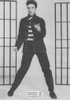 Elvis Presley Black/White French Movie Postcard, Sofraneme #CPS183