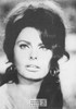 Sophia Loren Black/White French Movie Postcard, Sofraneme #CPS328