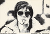 Jacques Dutronc Black/White French Movie Postcard, Sofraneme #CPS374