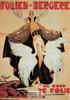 Follies Bergere Vintage French Advertising Postcard, Editions Nugeron #D16