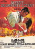 Gone With the Wind French Movie Poster Postcard, Editions Nugeron #E6