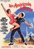 An American in Paris French Movie Poster Postcard, Gene Kelly, Ed Nugeron #E39