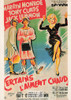 Some Like it Hot French Movie Poster Postcard, Monroe-Curtis-Lemmon, #E181