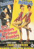 Gentlemen Prefer Blondes French Movie Poster Postcard, Editions Nugeron #E195