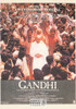 Gandhi French Movie Poster Postcard, Ben Kingsley, Editions Nugeron #E207