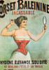 French Postcard of 1900's Advertisement for Baleinine Corset, Ed. Nugeron #J2