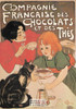 French Postcard of 1900's ad for Hot Chocolate, Editions Nugeron #J28