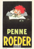 French Postcard of 1923 ad for Roeder Pens by Mauzan, Editions Nugeron #J67