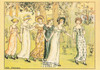 1800's Kate Greenaway Art on French Postcard, Editions Nugeron #KG2