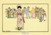 1800's Kate Greenaway Art on French Postcard, Editions Nugeron #KG6