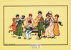 1800's Kate Greenaway Art on French Postcard, Editions Nugeron #KG11