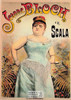 French Postcard of 1900's ad for Actress Jeanne Bloch in La Scala, Nugeron #N2