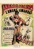 French Postcard of 1900's ad for L'Amant & Amanda Performance,  Nugeron #N3