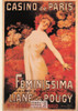 French Postcard of 1904 ad for Casino De Paris Feminissima, Editions Nugeron #N8