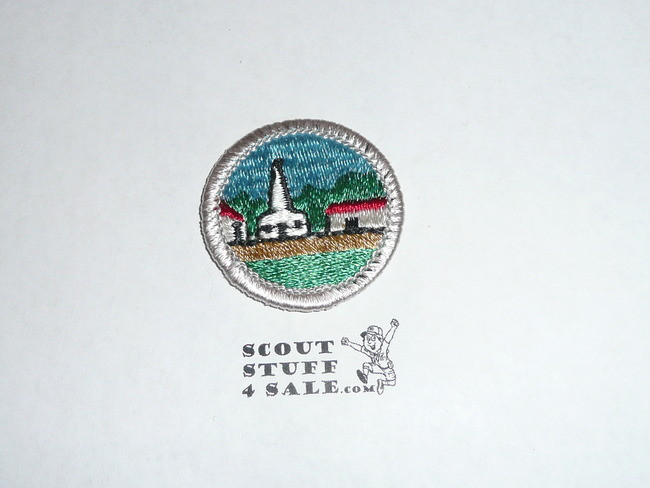 Citizenship In The Community Silver Bdr Type H Fully Embroidered 