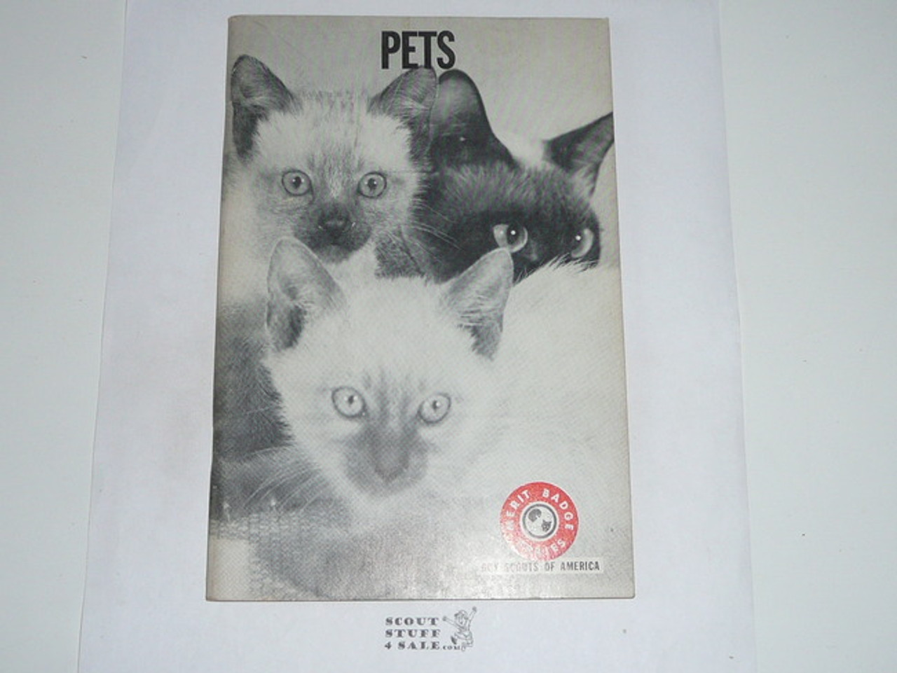 Pets Merit Badge Pamphlet, Type 7, Full Picture, 1169 Printing