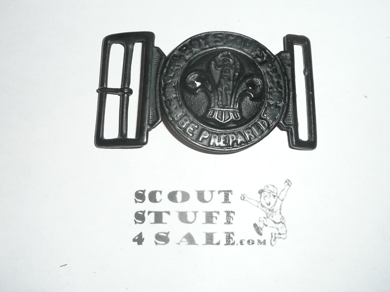 British Boy Scout Cast Belt Buckle, OLD