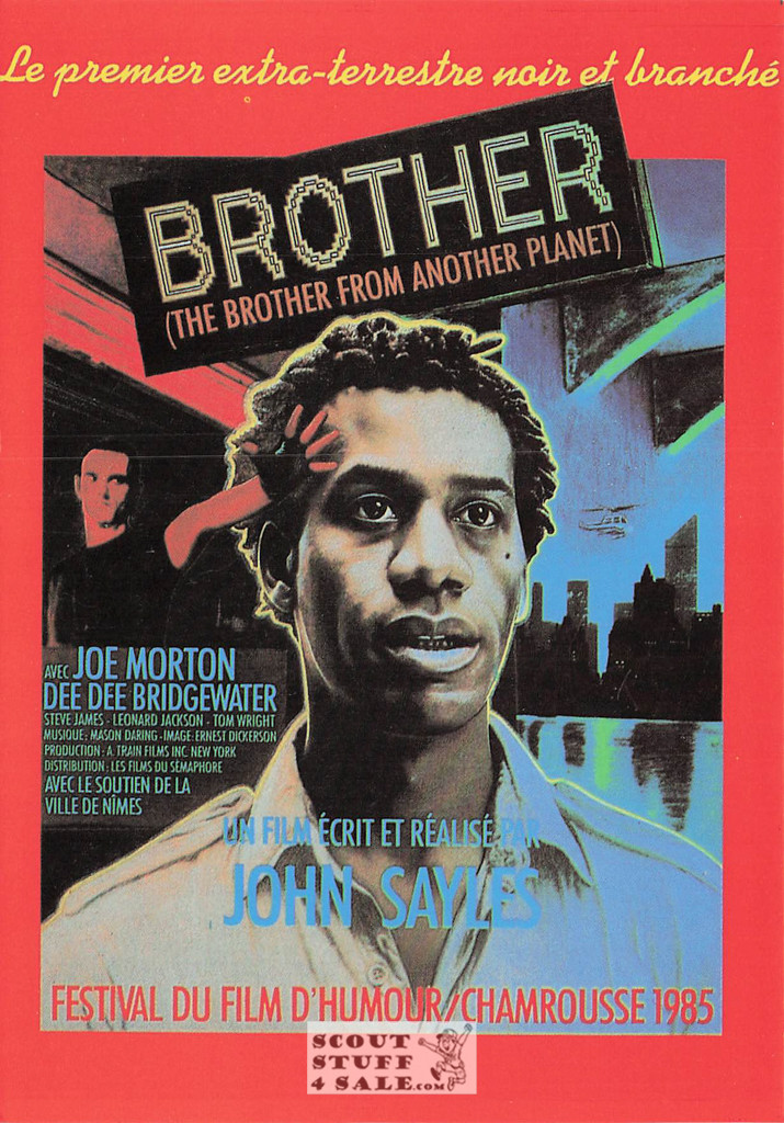 The Brother From Another Planet French Movie Poster Postcard, Ed. Nugeron #NE234