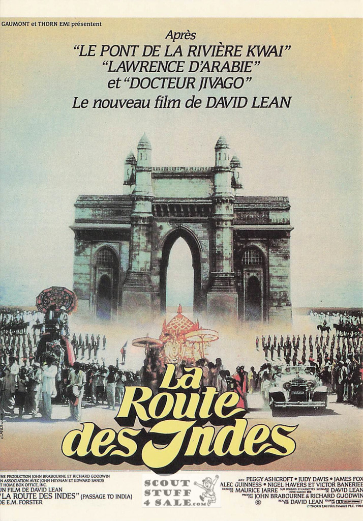 A Passage to India French Movie Poster Postcard, Alec Guiness, Ed. Nugeron #NE236